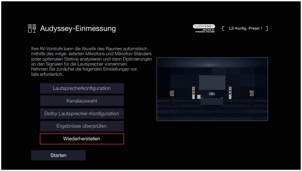 GUI AudysseySetup X28